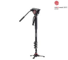 Manfrotto XPRO 4 segmentni video monopod z Fluid 500 glavo & FLUIDTECH podstavkom (MVMXPRO500)