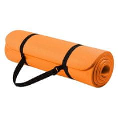 MG Gymnastic Yoga Premium protidrsna podloga za vadbo 10mm + ovitek, oranžna