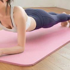 MG Gymnastic Yoga Premium protidrsna podloga za vadbo 10mm + ovitek, zelena