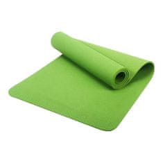 MG Gymnastic Yoga Premium protidrsna podloga za vadbo 10mm + ovitek, zelena