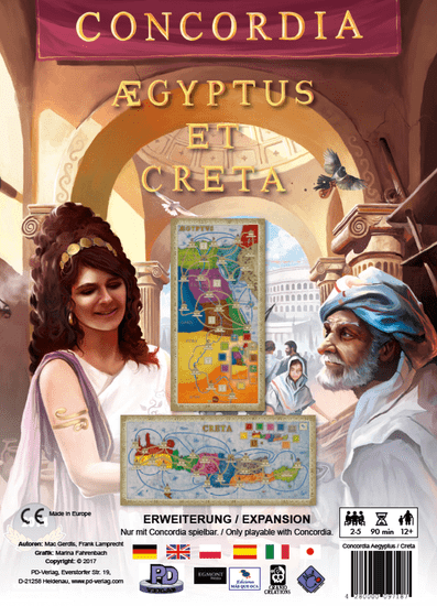 PDV družabna igra Concordia, razširitev Aegyptus-Creta angleška izdaja