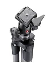 Manfrotto Compact Advanced aluminijasto stojalo z krogljično glavo, črn (MKCOMPACTADVBH) + GRATIS nosilec za telefon "MCLAMP" - POŠKODOVANA EMBALAŽA!