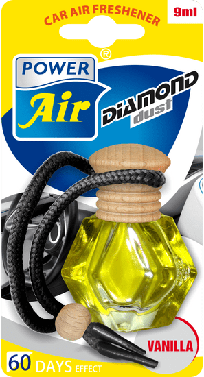Power Air Diamond Dust osvežilec za avto, vanilija