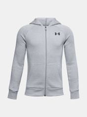 Under Armour Pulover Ua Rival Cotton Fz Hoodie-Gry L