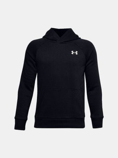 Under Armour Pulover UA RIVAL COTTON HOODIE-BLK