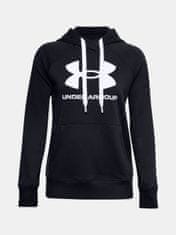 Under Armour Pulover Rival Fleece Logo Hoodie-Blk L