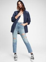 Gap Jeans hlače V-Slim Boyfriend Med Candale Dest Dbl Rl Mid Rise 26