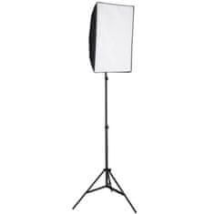 Vidaxl Komplet za fotografski studio z ozadjem in s mehčalno lučjo