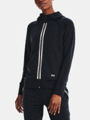 Under Armour Pulover Rival Terry Taped FZ Hoodie-BLK S
