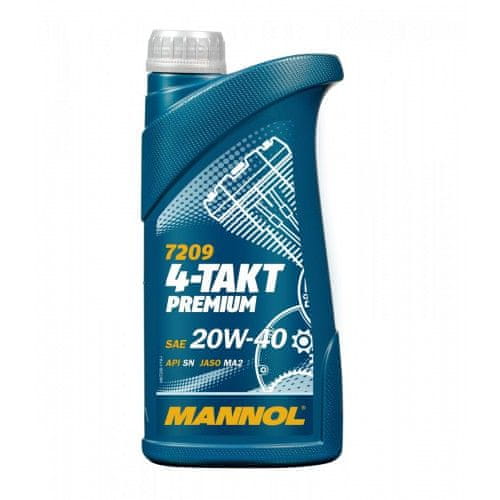 Mannol 4-Takt Premium motorno olje, 20W-40, 1 l