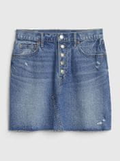 Gap Krilo high rise distressed denim skirt 26