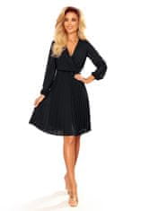 Numoco Ženska mini obleka Isabelle črna XXL