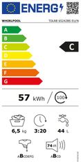Whirlpool TDLRB 65242BS EU/N pralni stroj, 6,5 kg