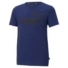 Puma ESS Logo Tee fantovska majica, temno modra, 104