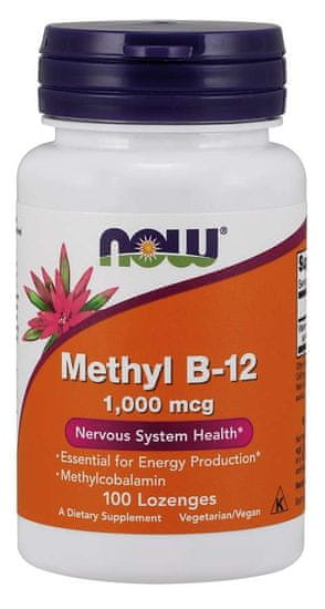 NOW Foods Methyl B12, 1000 ug, 100 pastil