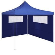 Greatstore 3070414 Gazebo Sidewall with Windows 6x2 m Blue (315303)