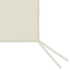 Greatstore 3070421 Gazebo Sidewall with Windows 4x2 m Cream (315310)