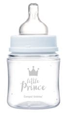 Canpol babies Royal Baby steklenica s širokim vratom, 120ml, modra
