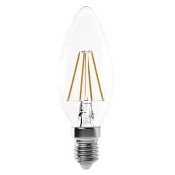 Emos LED žarnica Z74214 LED bulb Filament Candle A++ 4W E14 neutral white
