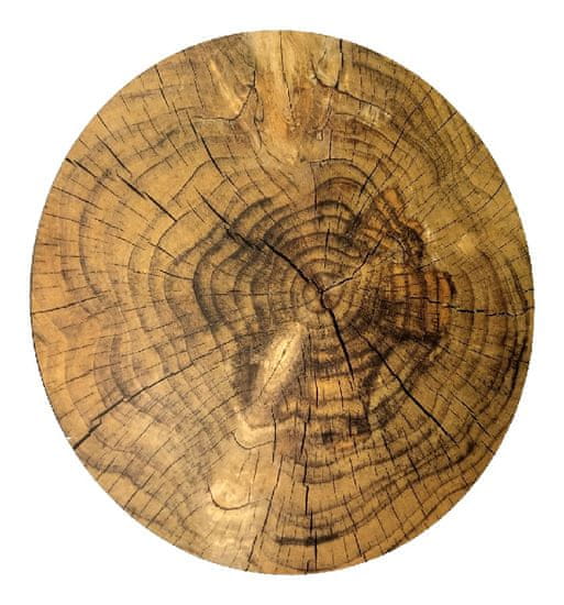 Marex Trade pogrinjek iz plute, Ø 38 cm, imitacija lesa