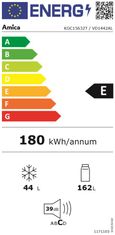 Amica KGC15632T prostostoječi hladilnik