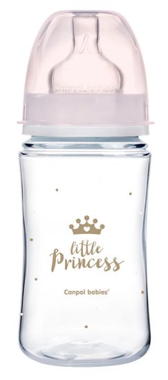 Canpol babies Royal Baby steklenica s širokim vratom, 240ml