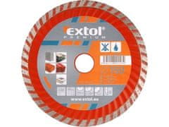 Extol Premium Diamantni rezalni kolut (108755), turbo, 230x22,2 mm, suho in mokro rezanje