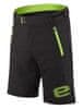 Freedom moške kolesarske hlače, črno-zelene, XL