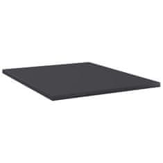 Vidaxl Dodatne police za omaro 8 kosov sive 40x50x1,5 cm iverna plošča