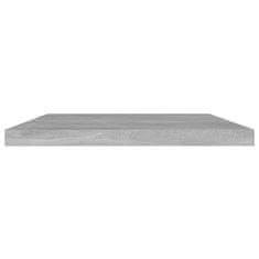 Vidaxl Dodatne police za omaro 4 kosi betonsko sive 60x10x1,5 cm