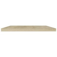 Vidaxl Dodatne police za omaro 4 kosi sonoma hrast 60x20x1,5 cm