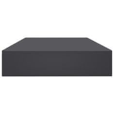 Vidaxl Dodatne police za omaro 4 kosi sive 100x10x1,5 cm iverna pl.