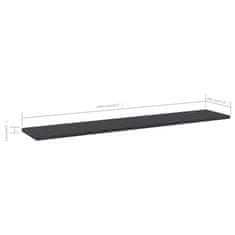 Vidaxl Dodatne police za omaro 4 kosi sive 100x20x1,5 cm iverna pl.