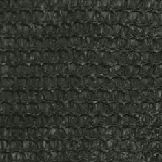 Vidaxl Senčno jadro 160 g/m2 antracitno 2,5x2,5x3,5 m HDPE