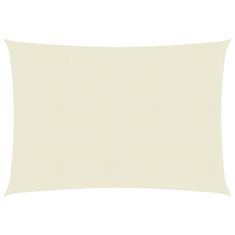 Vidaxl Senčno jadro 160 g/m2 krem 2x2,5 m HDPE