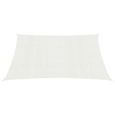 Vidaxl Senčno jadro 160 g/m2 belo 2,5x3,5 m HDPE