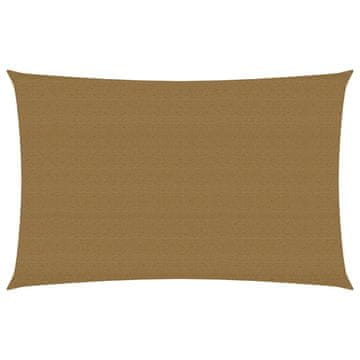 shumee Senčno jadro 160 g/m² taupe 5x7 m HDPE