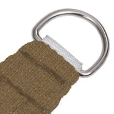 Vidaxl Senčno jadro 160 g/m2 taupe 4,5x4,5x4,5 m HDPE
