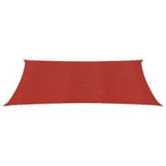 Vidaxl Senčno jadro 160 g/m2 rdeče 2x3 m HDPE