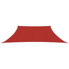 Vidaxl Senčno jadro 160 g/m2 rdeče 3/4x3 m HDPE