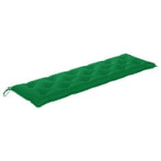 Vidaxl Blazina za gugalnico zelena 180 cm blago