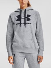 Under Armour Pulover Rival Fleece Logo Hoodie-GRY S