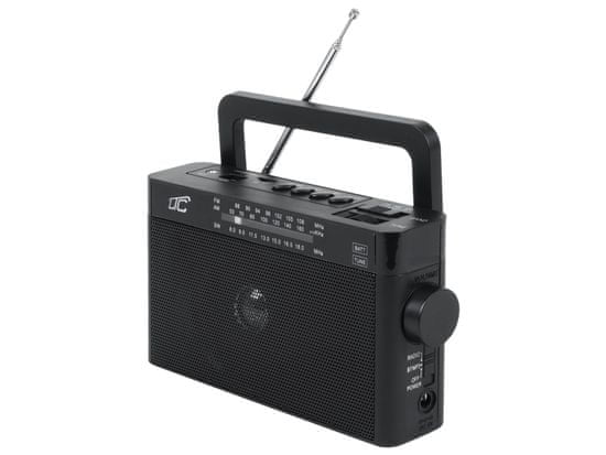 LTC Prenosni radio LTC z Bluetoothom, USB, TF, črne barve