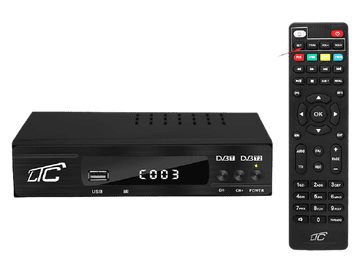 LTC DVB-T-2 dekoder prizemni LTC s programabilnim daljinskim upravljalnikom H.265