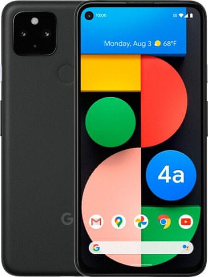 Google Pixel 4a 5G mobilni telefon, 6GB/128GB, črn