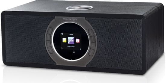 Sharp DR-I470 BK stereo internetni/DAB radio sprejemnik, črn