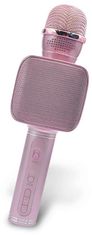 Forever BMS-400 mikrofon z zvočnikom, Bluetooth, roza