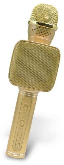 Forever BMS-400 mikrofon z zvočnikom, Bluetooth, zlat - Odprta embalaža