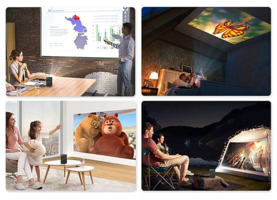 Kaj še odlikuje prenosni pametni projektor Byintek P20?