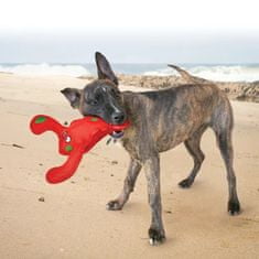 KONG Belly Flops pasja igrača, jastog, rdeča